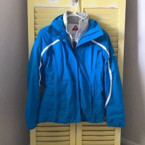 Columbia ski jacket with removable liner jacket